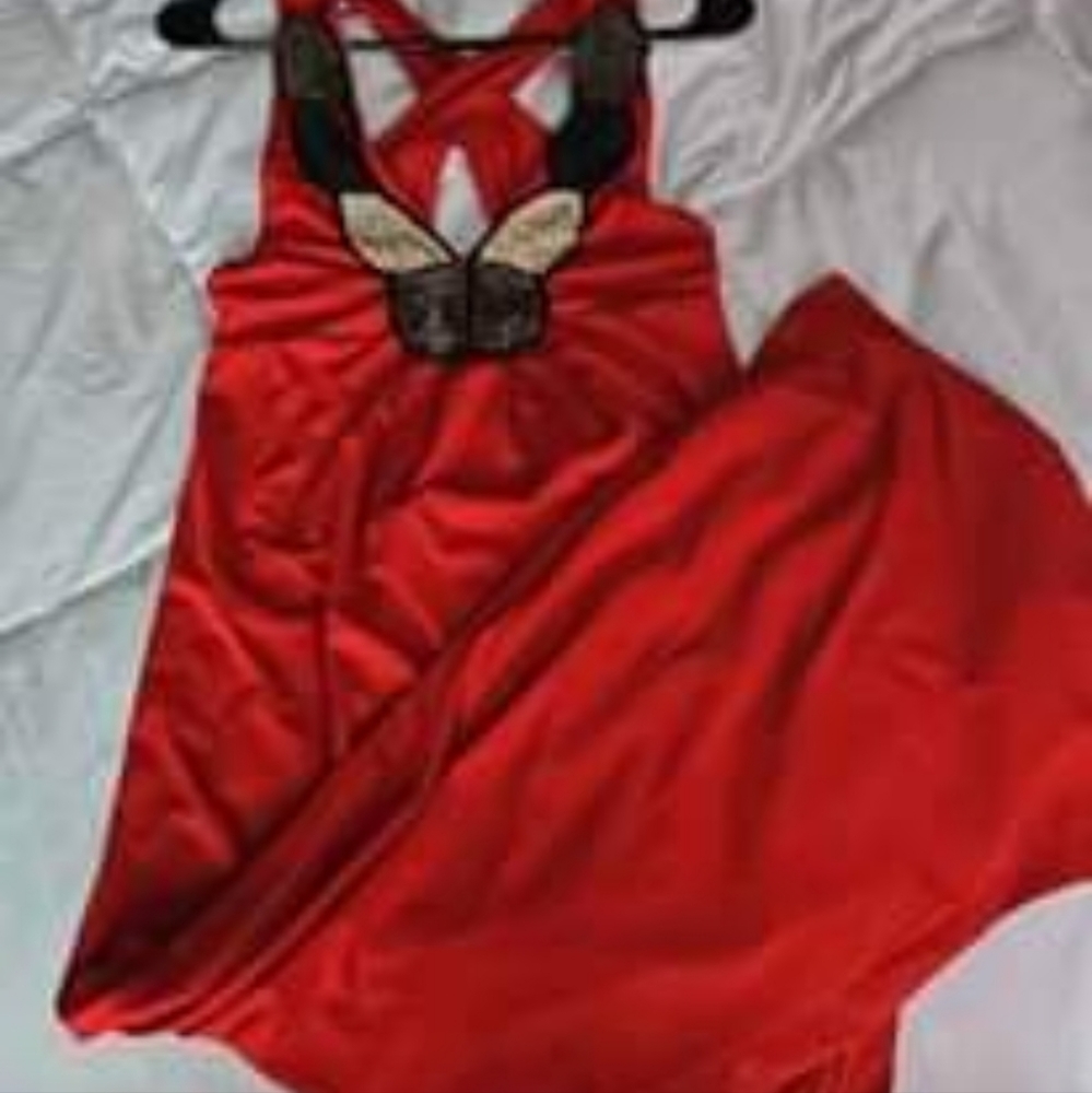 Beautiful red maxi dress